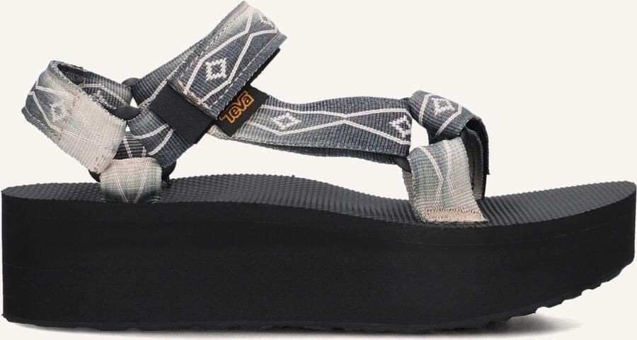 Teva Flatform Univeral Sunscape Sandalen Dames Zwart