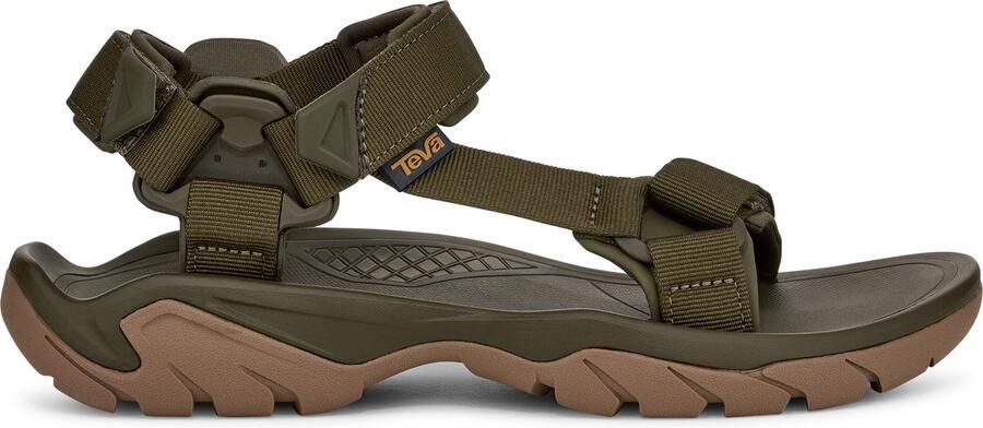 Teva M TERRA FI 5 UNIVERSAL Heren Sandalen Donkergroen HONEY Bruin