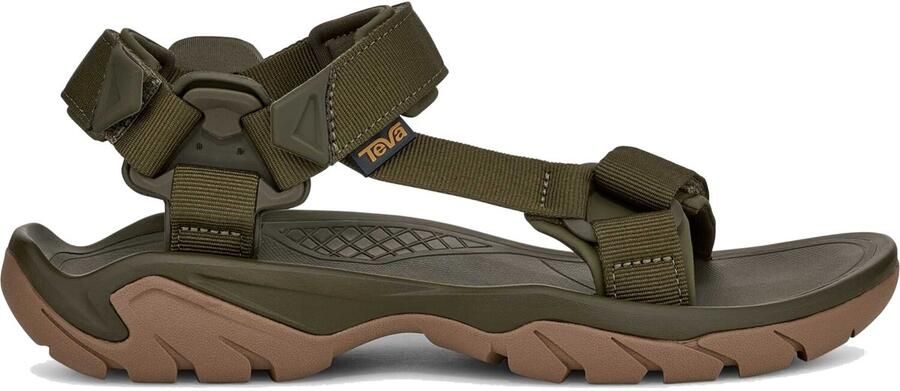 Teva M TERRA FI 5 UNIVERSAL Heren Sandalen Donkergroen HONEY Bruin