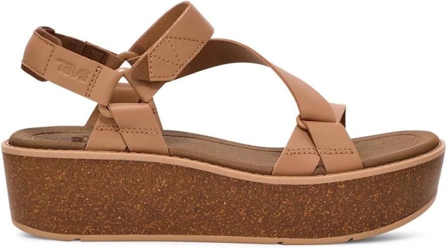 Teva Madera Wedge dames sandaal Beige