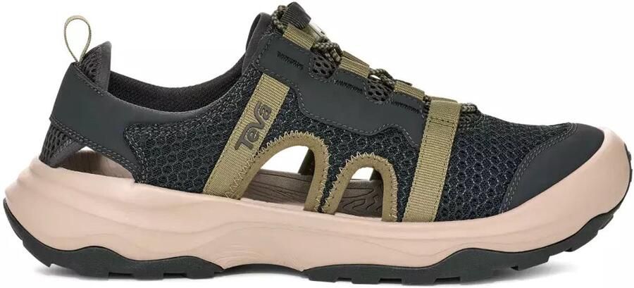 Teva Groene herensandaal voor wandelen
