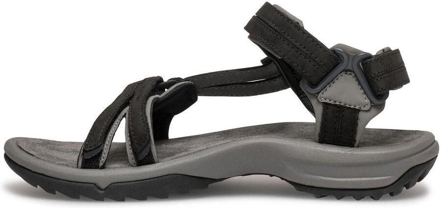Teva Terra Fi Lite Leather Dames Sandalen zwart grijs - Foto 12