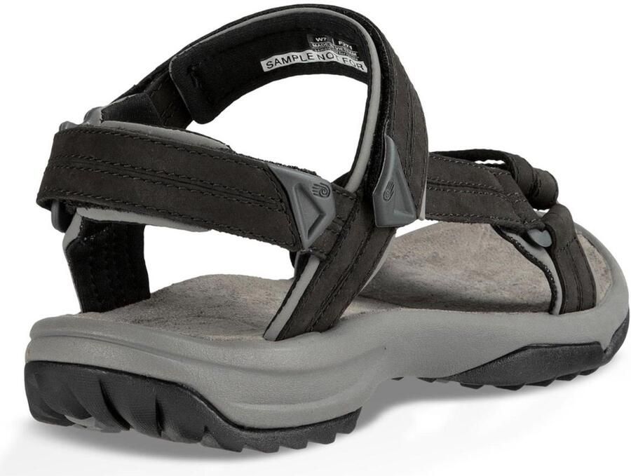 Teva Terra Fi Lite Leather Dames Sandalen zwart grijs - Foto 5