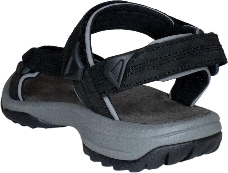 Teva Terra Fi Lite Leather Dames Sandalen zwart grijs - Foto 4