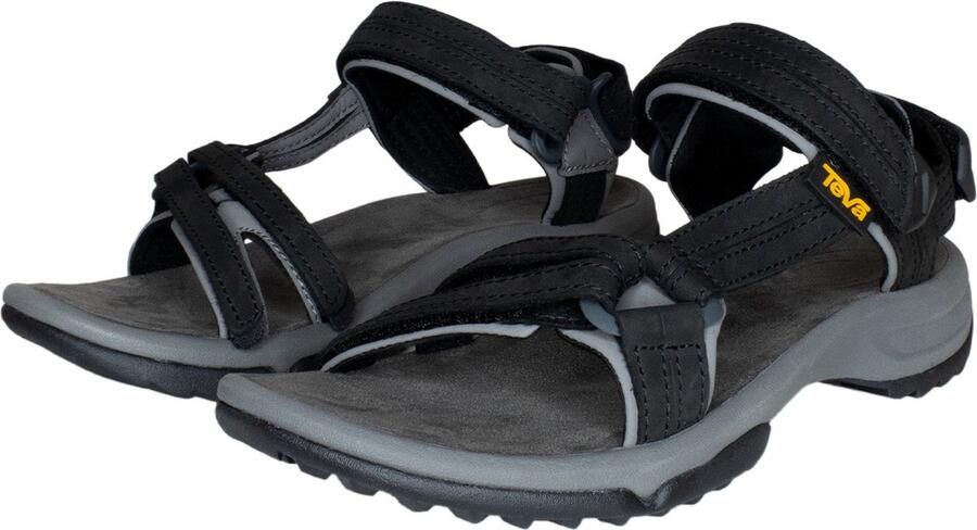 Teva Terra Fi Lite Leather Dames Sandalen zwart grijs - Foto 8