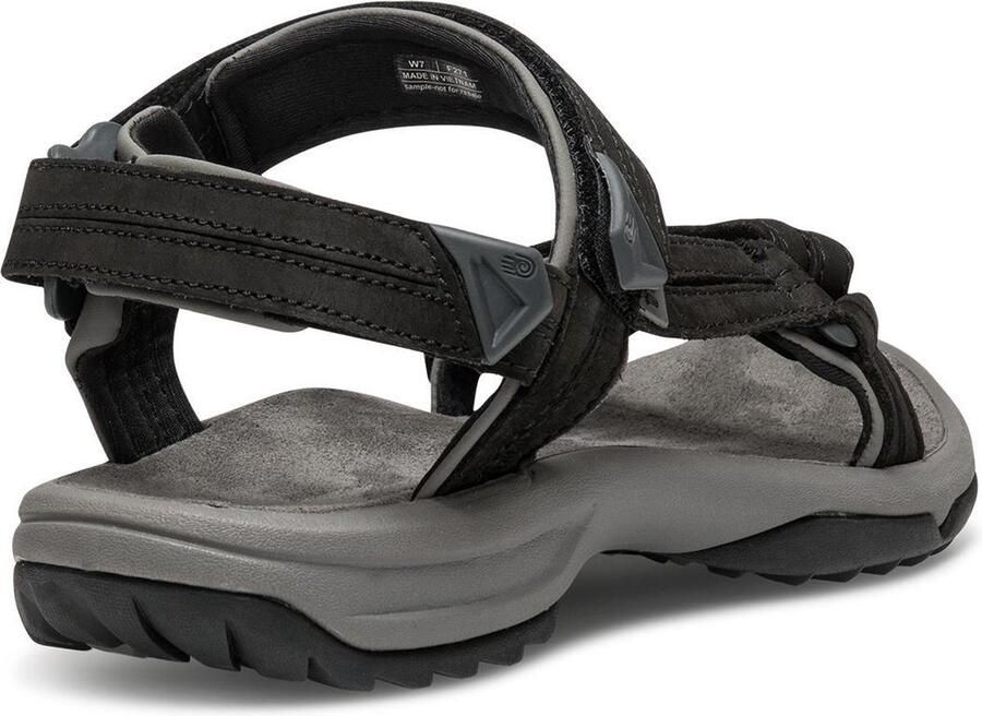 Teva Terra Fi Lite Leather Dames Sandalen zwart grijs - Foto 6