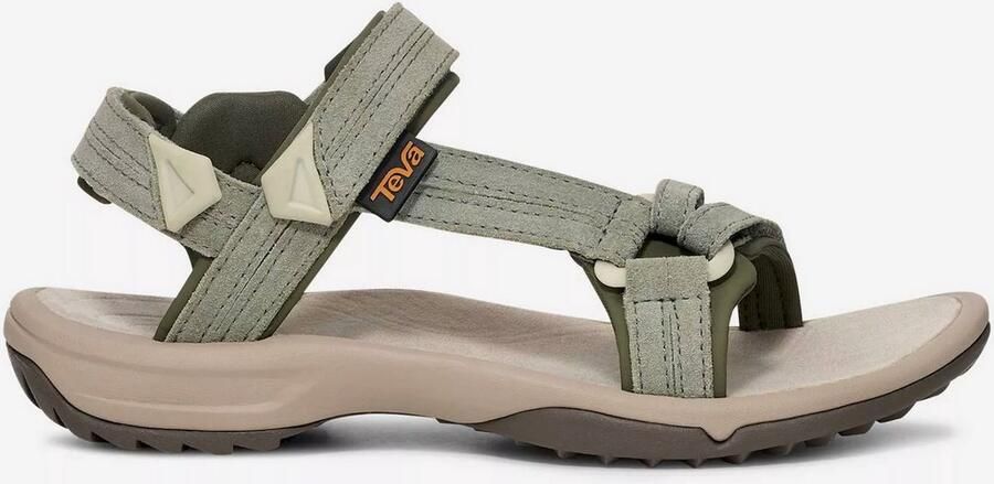 Teva Women's Terra Fi Lite Suede Sandalen olijfgroen beige