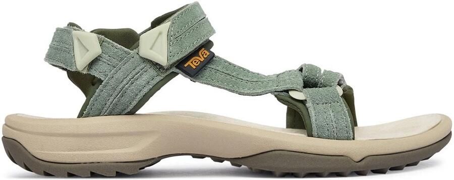 Teva Women's Terra Fi Lite Suede Sandalen olijfgroen beige