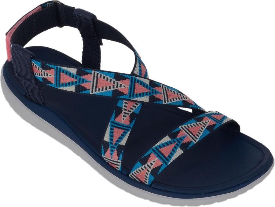 Teva Terra-Float Livia Sandalen Dames Wandelsandalen Vrouwen blauw roze - Foto 2
