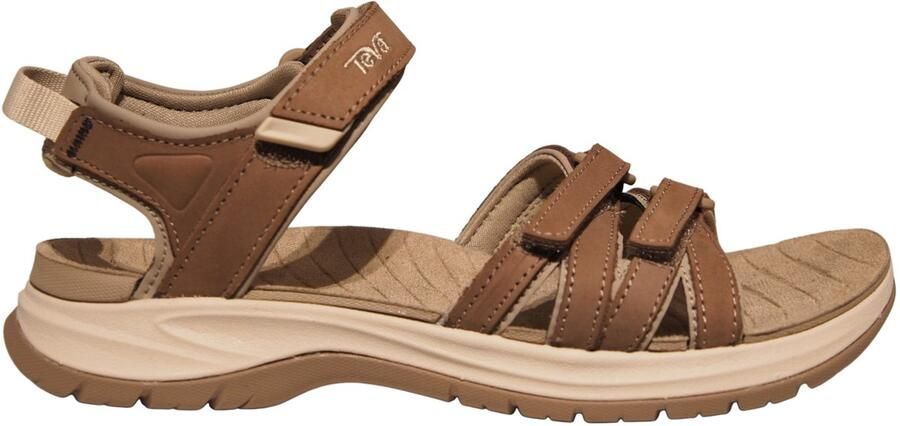 Teva Women's Tirra Sport Leather Sandalen bruin beige