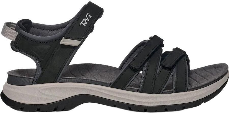 Teva Tirra Sport Leather dames sandaal Zwart