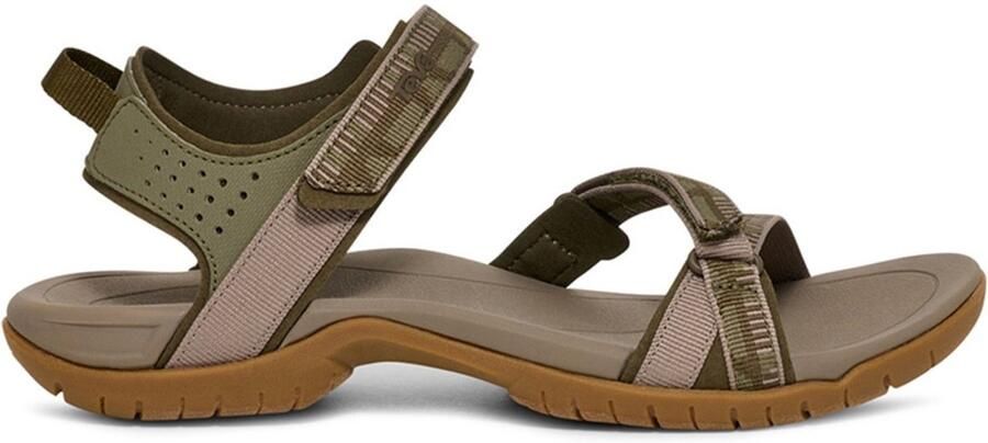 Teva Verra Archive Criss Cross Olive Sandalen Dames