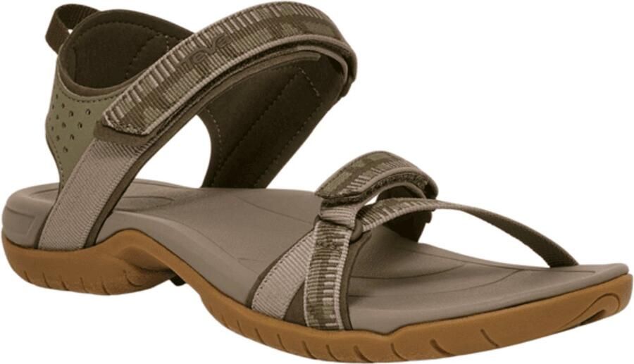 Teva Verra Archive Criss Cross Olive Sandalen Dames