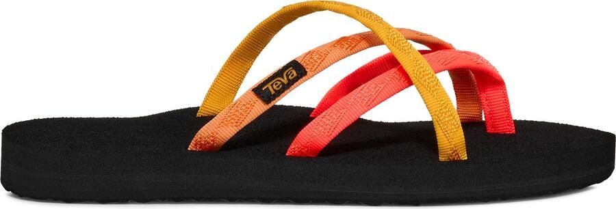 Teva W OLOWAHU Dames Slippers NEON CORAL MULTI