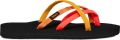 Teva W OLOWAHU Dames Slippers NEON CORAL MULTI - Zwart