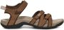 Teva Tirra dames wandelsandaal bruin - Thumbnail 1