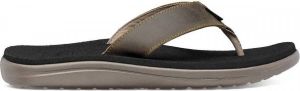 Teva Voya Flip Leather Men Dark olive Schoenen Slippers Slippers