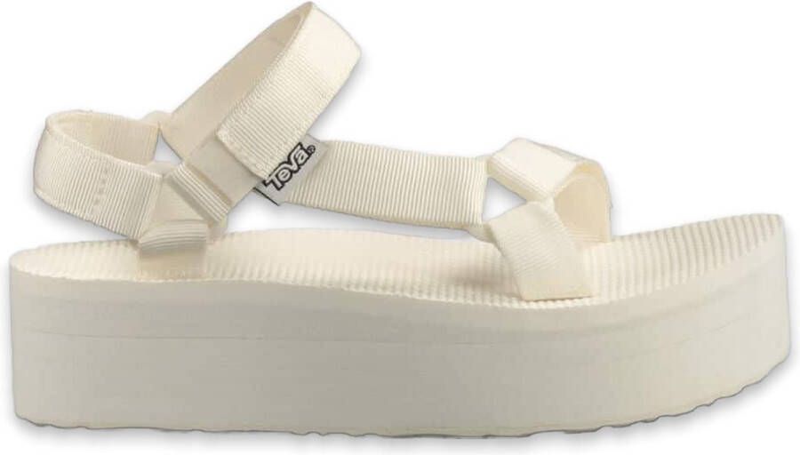 Teva Flatform Universal Sandaal Dames Gebroken Wit