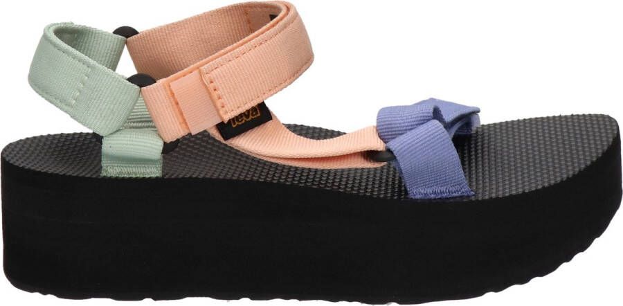 Teva Stijlvolle Platte Sandalen voor Vrouwen Multicolor Dames