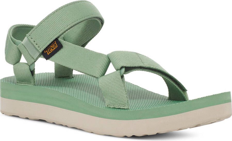 Teva Veelzijdige Midform Platte Sandalen Green Dames