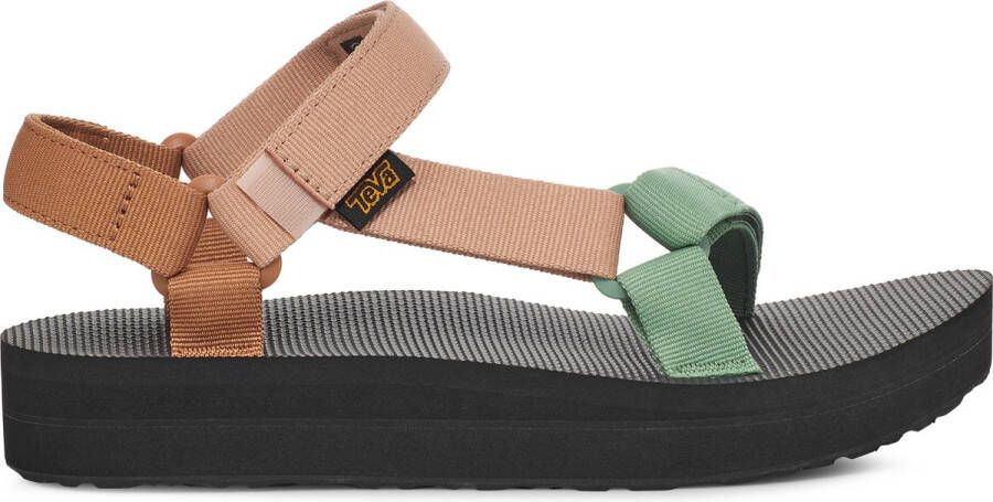 Teva Verstelbare Band Sandaal met Snel Drogende Structuur Multicolor Dames - Foto 6