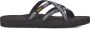 Teva W OLOWAHU PALMS BLACK WHITE Dames Slippers PALMS BLACK WHITE - Thumbnail 1