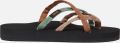 Teva W OLOWAHU MIXED B MAPLE SUGAR MULTI Dames Slippers MIXED B MAPLE SUGAR MULTI - Zwart