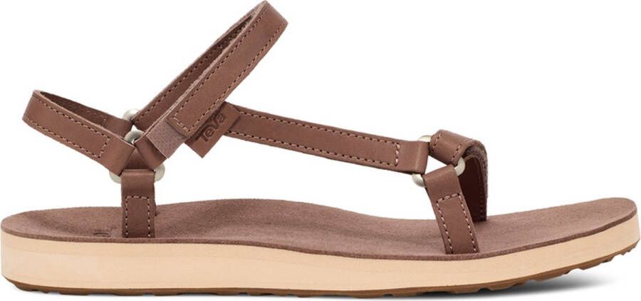 Teva W Original Universal Slim Lea Sandaal Dames Leer