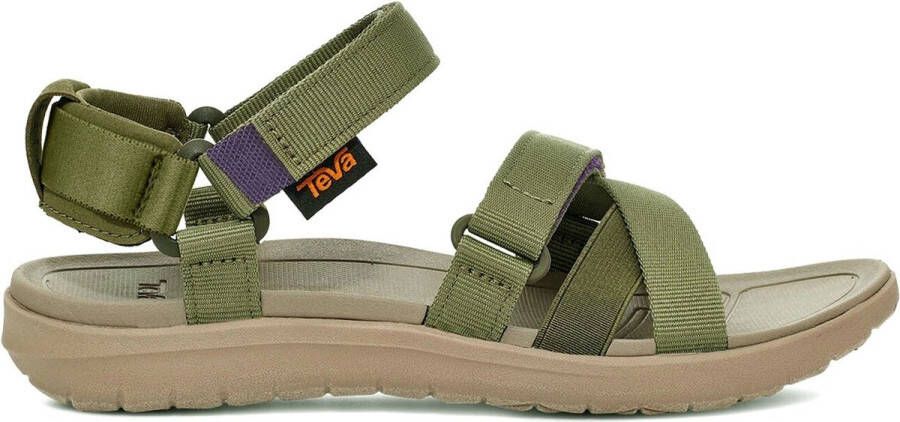 Teva W Sanborn Mia Dames Sandalen Olijfgroen