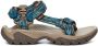 Teva W Terra Fi 5 Universal Dames Sandalen Blauw Groen - Thumbnail 1