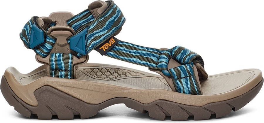 Teva W Terra Fi 5 Universal Dames Sandalen Blauw Groen