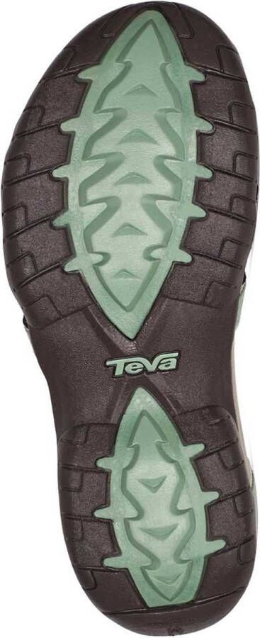 Teva W Tirra Leather Dames Sandalen Groen