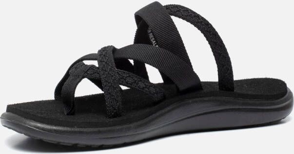 Teva Dames Sandalen met Gekruiste Textielbandjes Black - Foto 6