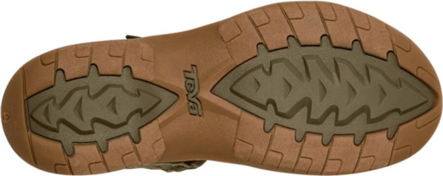 Teva Women Verra Archive Criss Cross Olive- )