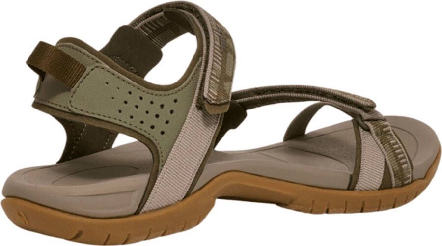 Teva Women Verra Archive Criss Cross Olive- )