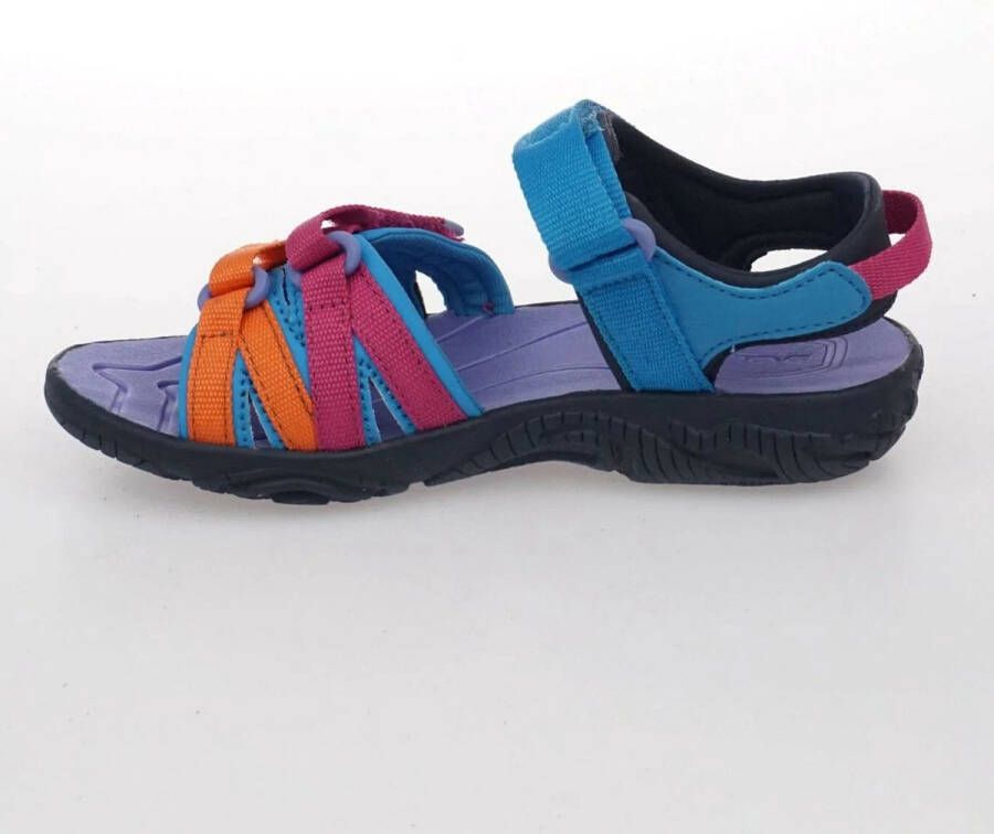 Teva Schoolkind sandalen blauw oranje roze Meisjes Polyester Meerkleurig 29 30 - Foto 5