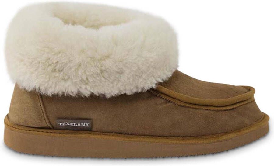 Texelana sloffen en pantoffels voor & dichte pantoffel van schapenvacht- model Vera - Foto 2