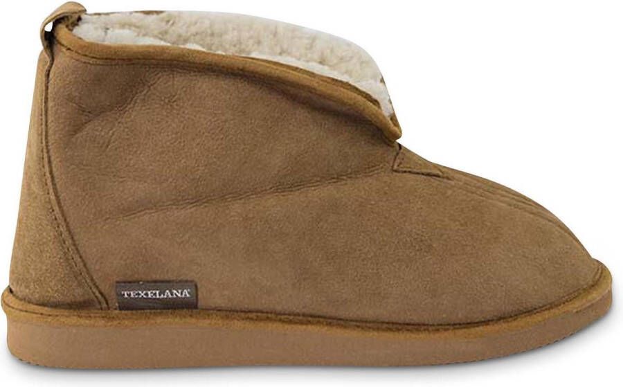 Texelana wollen sloffen en pantoffels voor & dichte pantoffel van schapenvacht model Frida - Foto 3