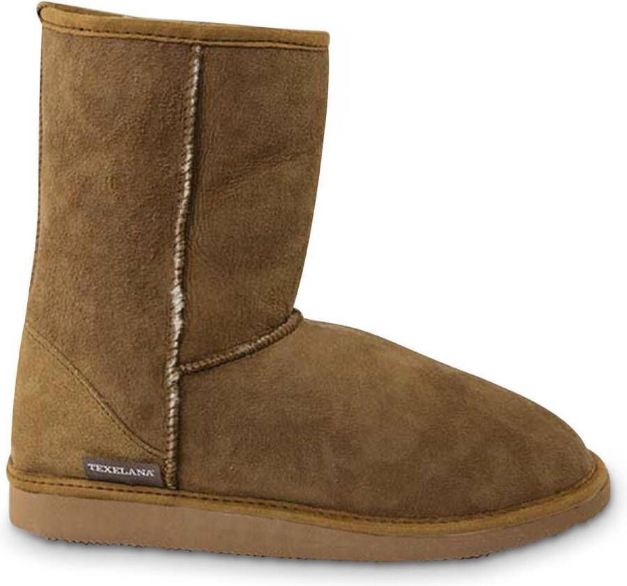 Texelana sloffen en pantoffels voor & dichte pantoffel van schapenvacht indoor laars- model Stella - Foto 3