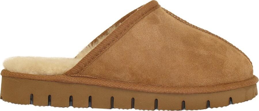 Texelana Premium slipper wollen sloffen -open pantoffel schapenvacht
