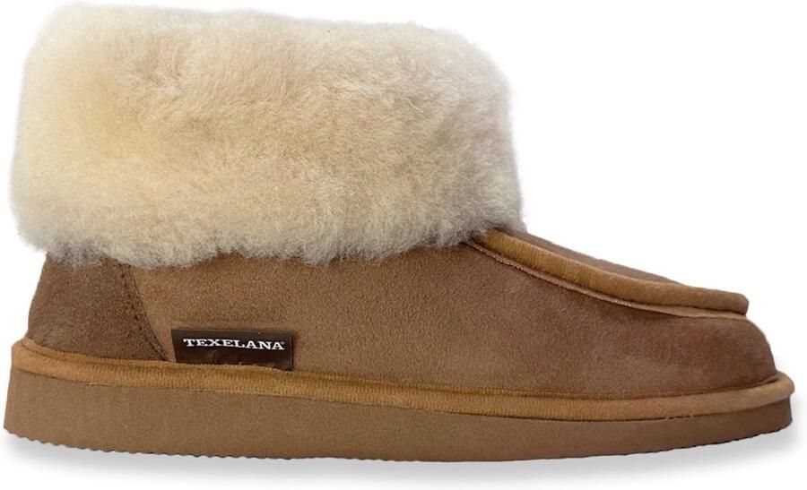 Texelana sloffen en pantoffels voor & dichte pantoffel van schapenvacht- model Vera