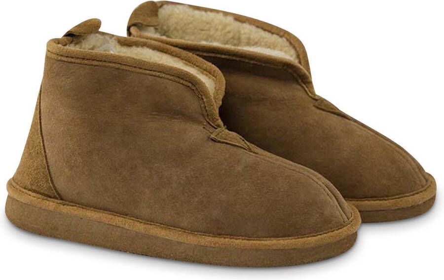 Texelana wollen sloffen en pantoffels voor & dichte pantoffel van schapenvacht model Frida