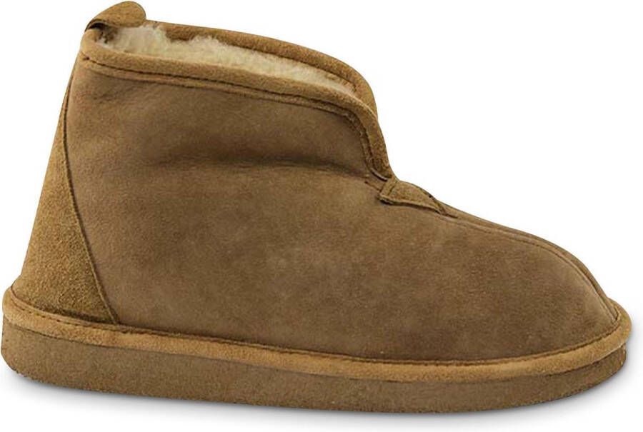 Texelana wollen sloffen en pantoffels voor & dichte pantoffel van schapenvacht model Frida - Foto 2