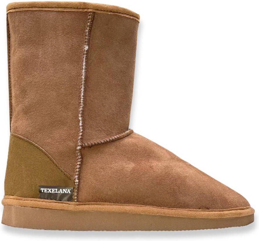 Texelana sloffen en pantoffels voor & dichte pantoffel van schapenvacht indoor laars- model Stella