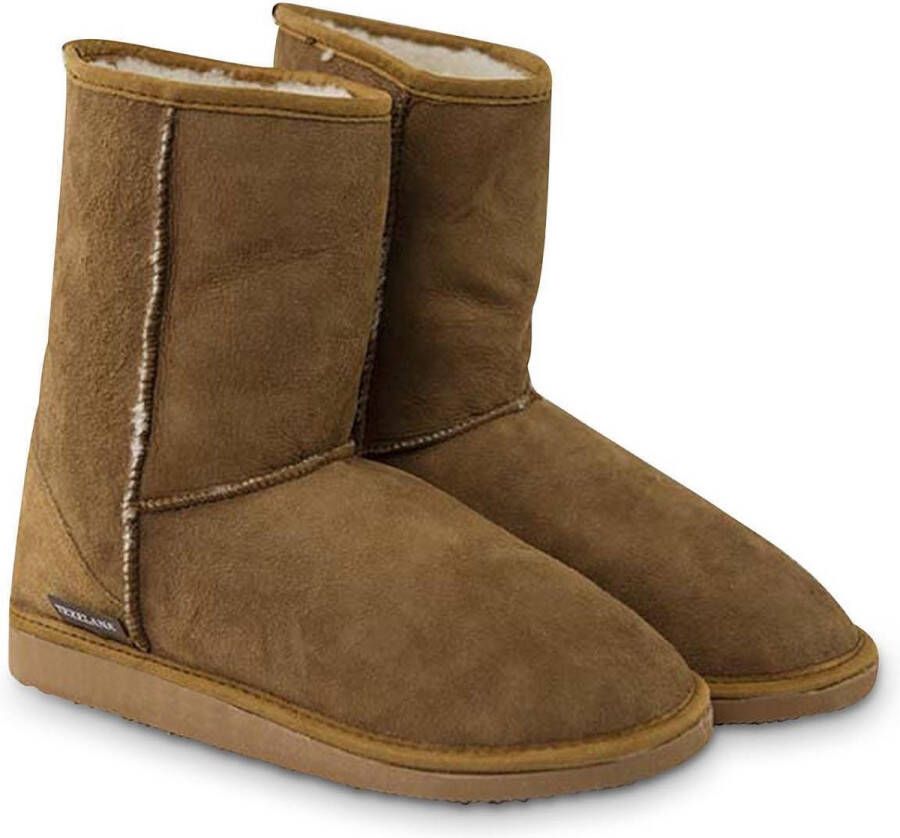 Texelana sloffen en pantoffels voor & dichte pantoffel van schapenvacht indoor laars- model Stella