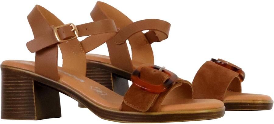 The Divine Factory Aleno Leren Hak Sandalen