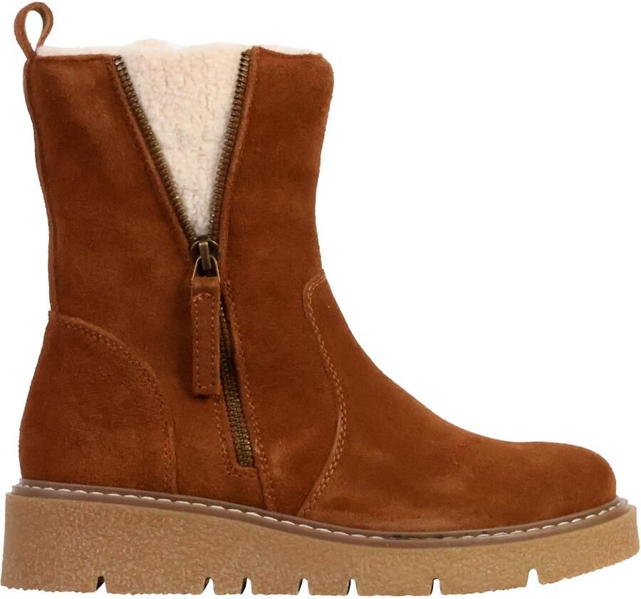 The Divine Factory Enkellaarsje 'Alénoa-Lederstiefeletten' camel - Foto 2