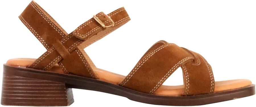 The Divine Factory Alénoa Leren Hak Sandalen