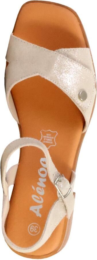 The Divine Factory Alénoa Leren Hak Sandalen