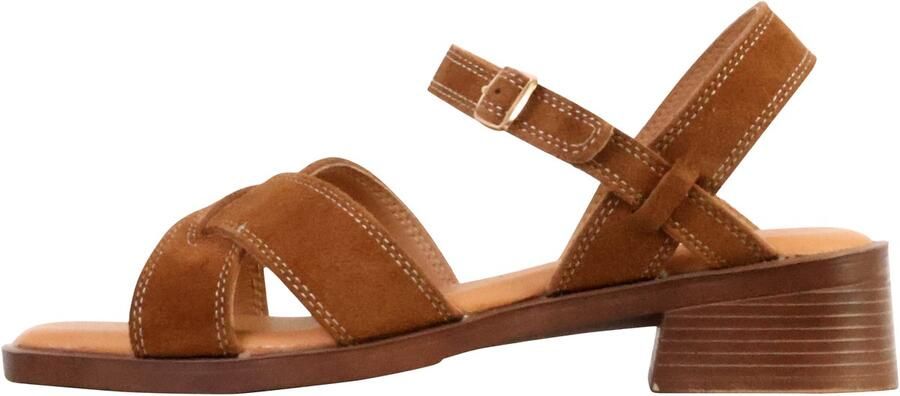 The Divine Factory Alénoa Leren Hak Sandalen